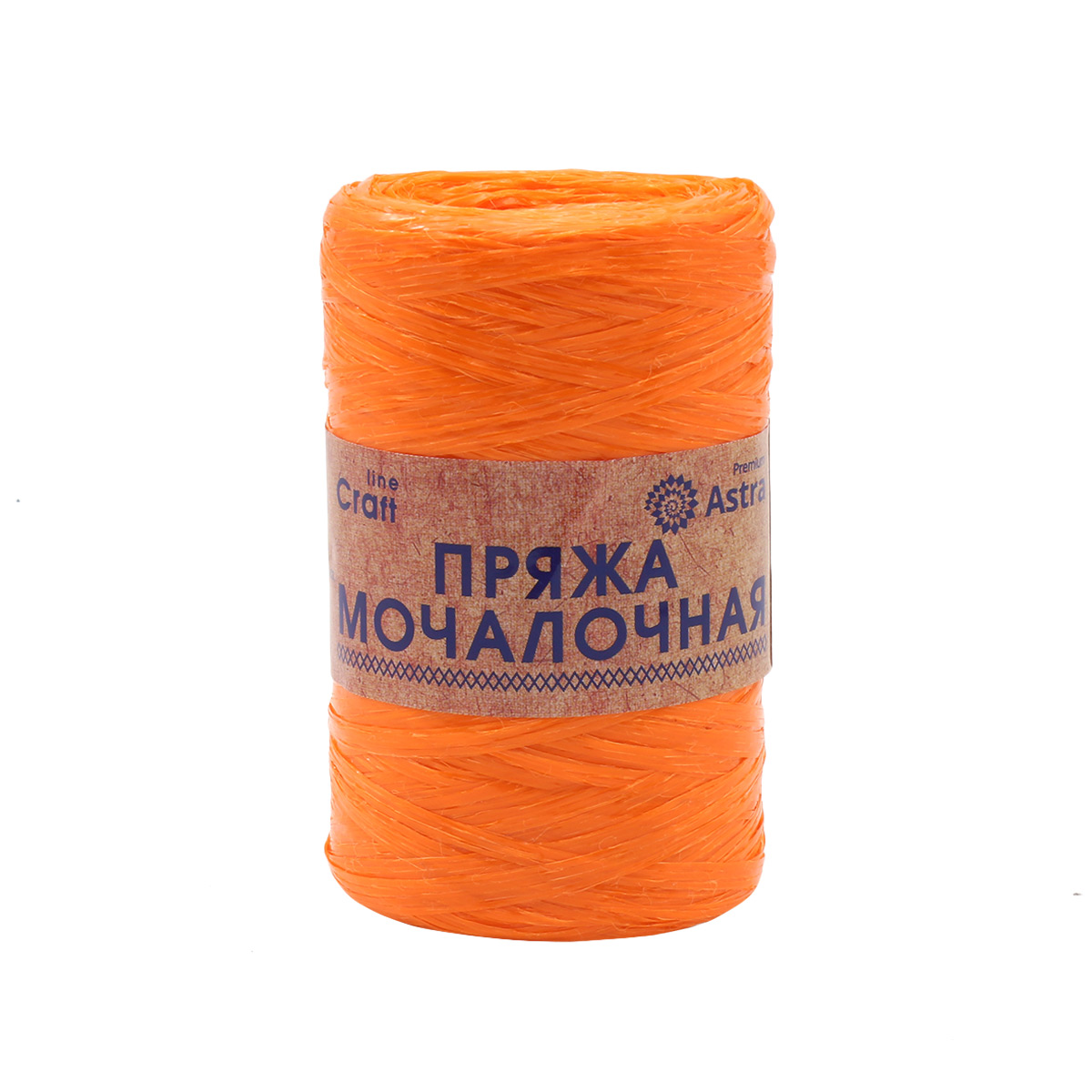 Пряжа "Мочалочная" - 100% полипропилен - 50гр. 200м золотая лиса