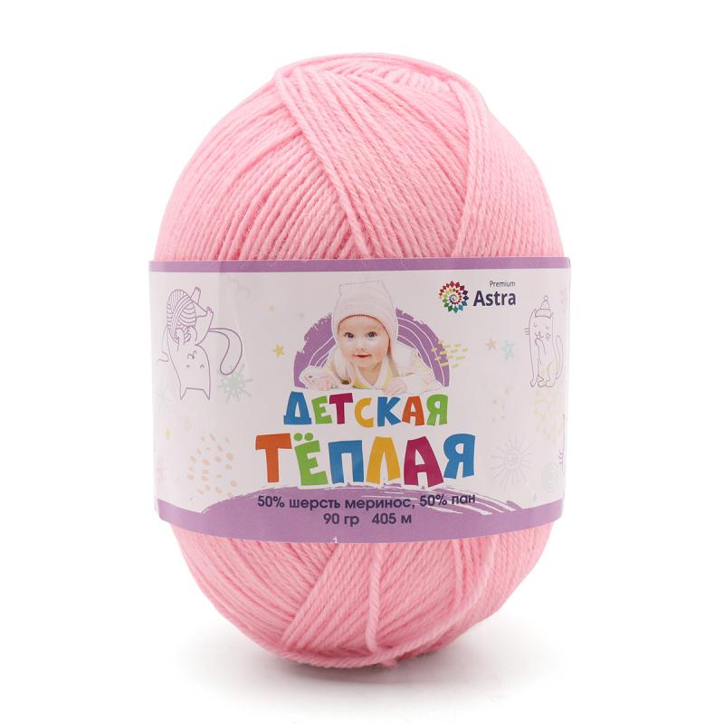 Пряжа "Детская теплая" - 50% шерсть - 50% пан - 90гр. / 405м