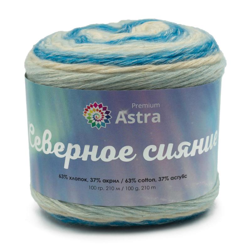 Пряжа "Северное сияние" 100гр. 210м (63% хлопок, 37% акрил)