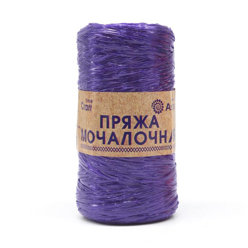 Пряжа "Мочалочная" - 100% полипропилен - 50гр. 200м аметист