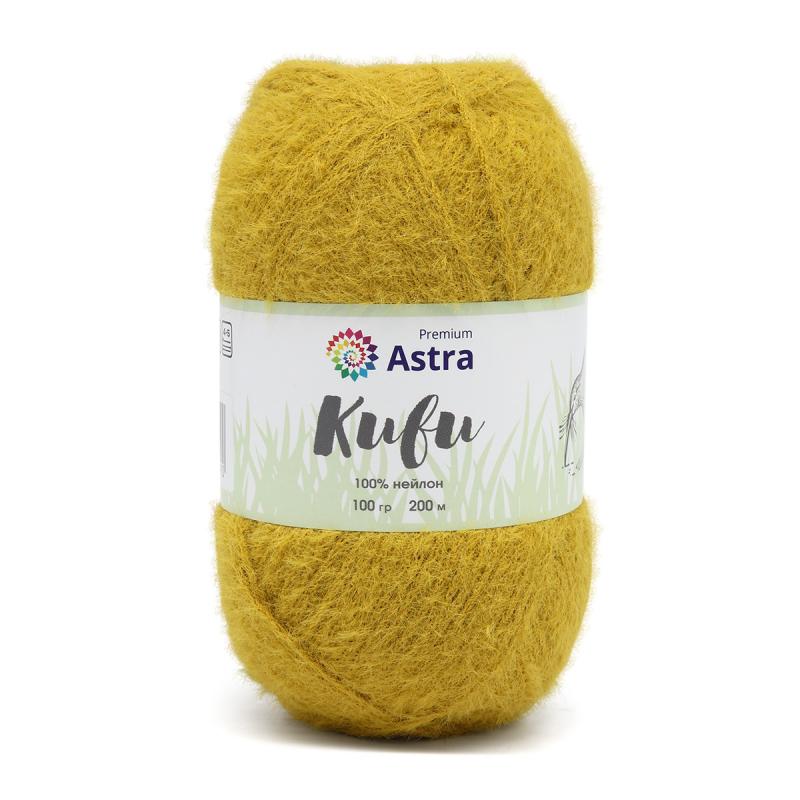 Пряжа "Киви" (Kiwi) - 100% нейлон - 100гр. / 200м  горчичный