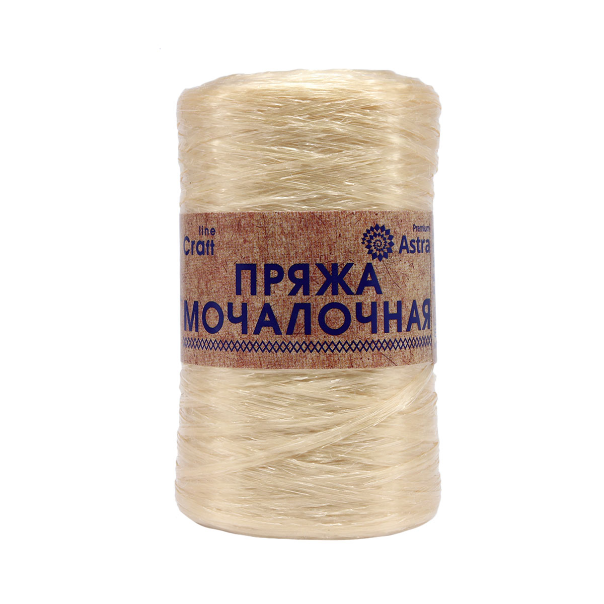 Пряжа "Мочалочная" - 100% полипропилен - 50гр. 200м золото