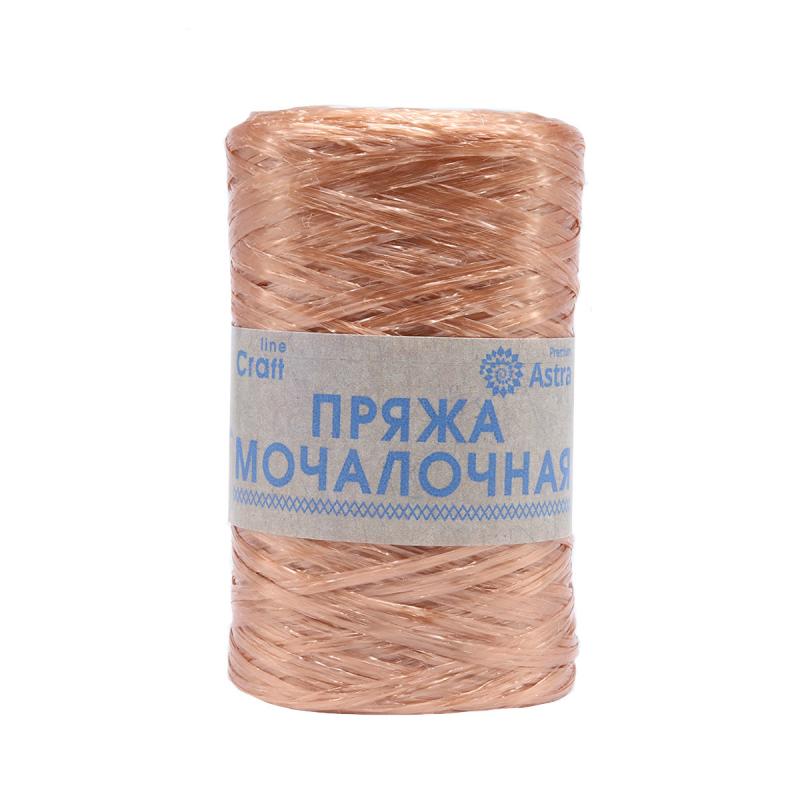 Пряжа "Мочалочная" - 100% полипропилен - 50гр. 200м бронза