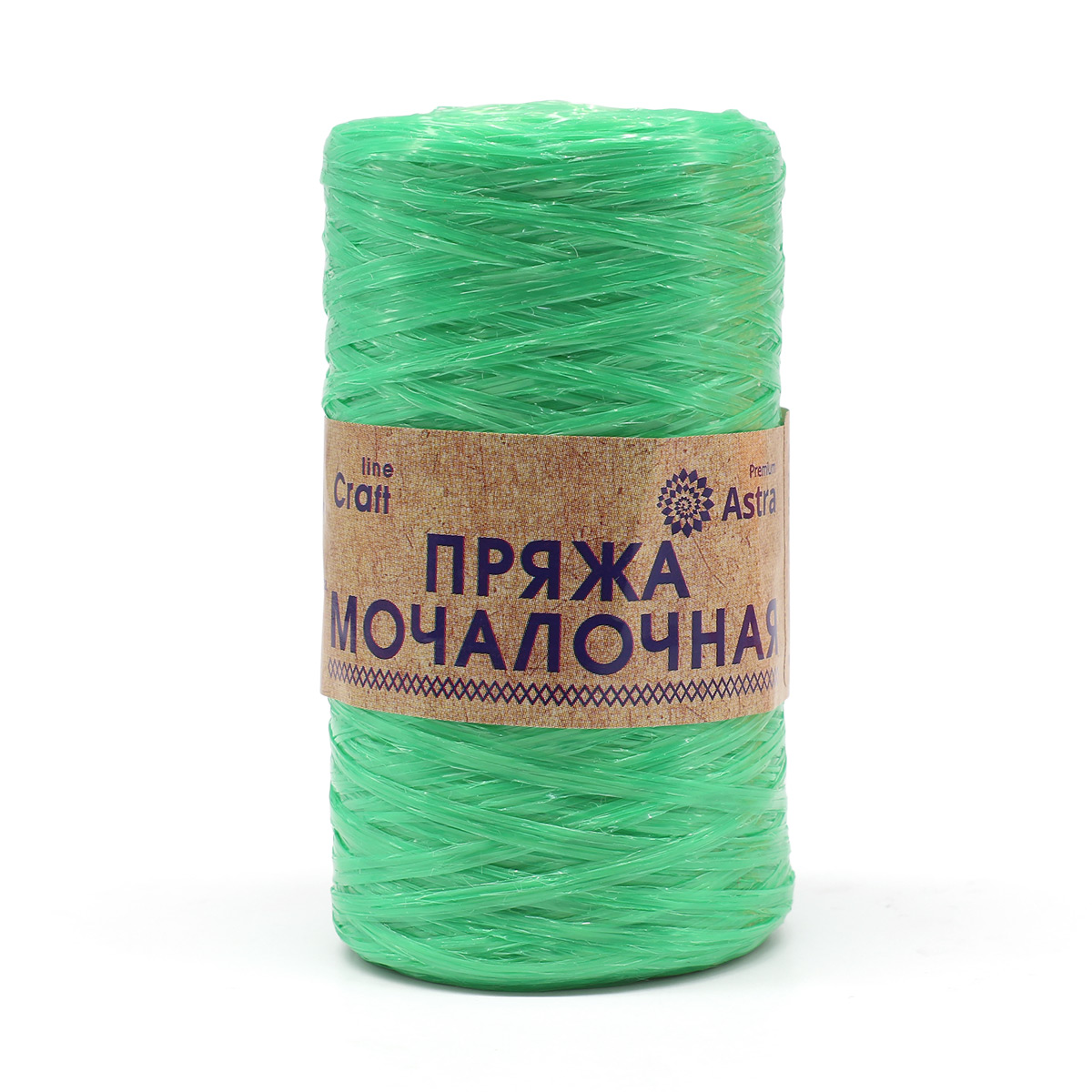 Пряжа "Мочалочная" - 100% полипропилен - 50гр. 200м травка