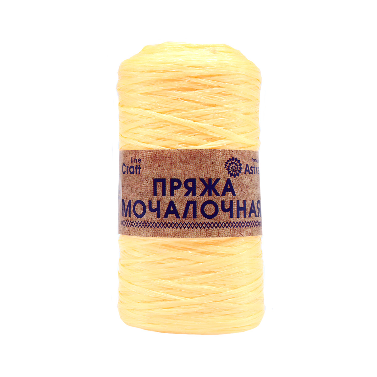 Пряжа "Мочалочная" - 100% полипропилен - 50гр. 200м чайная роза